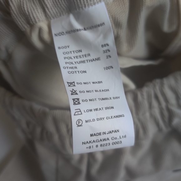 Nico's, Nicholson & Nicholson Elasticated Cream Pants, size 40 - Picture 12 of 16